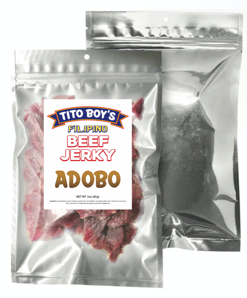 a bag of beef with a label on it